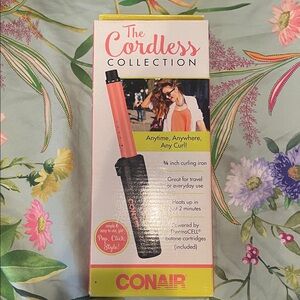 Conair Cordless Curling Iron - Coral